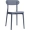 Isl Furnishings Zuho Modern Indoor Outdoor Chair 2, Anchor Grey, PR CH55DC-2PK-PP02 - alternate 3